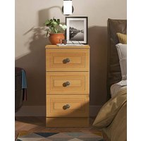 Richmond 3 Drawer Bedside Table