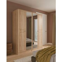 Richmond 4 Door Wardrobe OAK Effect