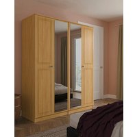 Richmond 4 Door Wardrobe Warm OAK