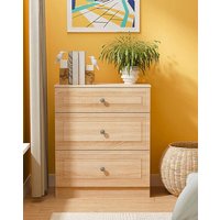 Richmond Assembled 3 Drawer Chest OAK Effect
