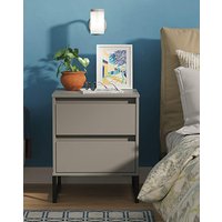 Sloan Ready Assembled 2 Drawer Bedside
