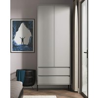 Sloan 2 Door Drawer Wardrobe