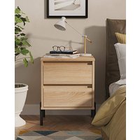 Sloan 2 Drawer Bedside OAK Effect