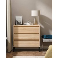 Sloan 3 Drawer Chest OAK Effect