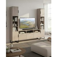 Hayden U shape Media Unit OAK