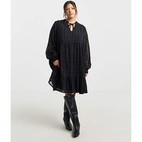 Dobby Smock Dress