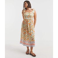 Fruit Print Midi Dress Fruit Print