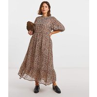 Printed Georgette Maxi Dress