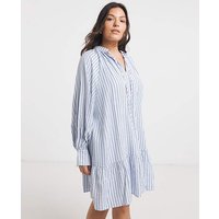 Stripe Shirt Dress Stripe