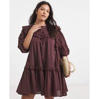 Yoke Detail Smock Dress