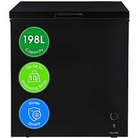 Abode A198CF0E1B 198L Chest Freezer Blk Black - Abode