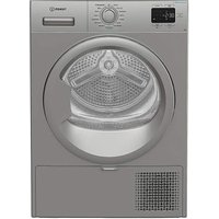Indesit CYSD82DSSUK Heat Pump Dryer Inst Silver - Indesit