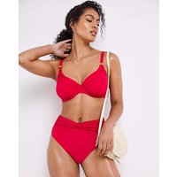 Twist Front High Waist Brief