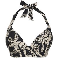 Match Non Wired Bikini Top Leaf Print JD Williams
