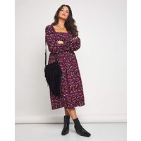 Emma Mattinson Waffle Shirred Midi Dress at Simply Be Catalogue Store Emma Mattinson Waffle Shirred Midi Dress.