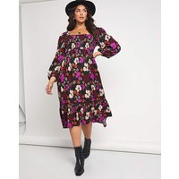 Emma Mattinson Waffle Tiered Midi Dress at Simply Be Catalogue Store Emma Mattinson Waffle Tiered Midi Dress.