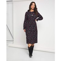 Emma Mattinson Tiered Waffle Midi Dress at Simply Be Catalogue Store Emma Mattinson Tiered Waffle Midi Dress.