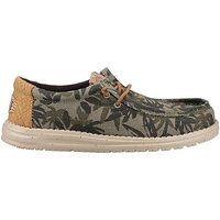 Wally Palm Jute Shoes Olive Brown