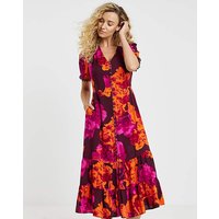 Stunning Florals Dress Multi Coloured