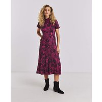 Lovely Lace Jersey Dress Multi Coloured