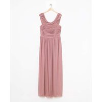 Bardot Split Maxi Dress