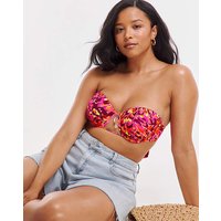 Cancun Bikini Top Animal Print