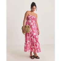 Fiji Tiered Beach Dress Floral Print