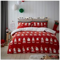 Jolly Santa Duvet Cover Set DOUBLE