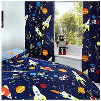 Supersonic Pencil Pleat Curtains x 183cm