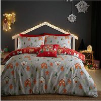 Gingerbread House Duvet Cover Set DOUBLE
