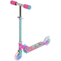 Folding Inline Scooter Pink Blue Surprise