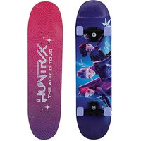 Wooden Skateboard Purple Black