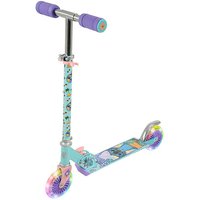 Folding Inline Scooter Blue Purple