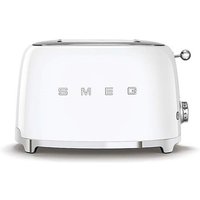 Smeg TSF01 2 Slice White Toaster White - smeg