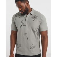 & Premium Leon Floral Polo