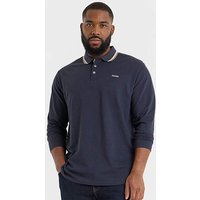 & Blualves Long Sleeve Polo & 6XL