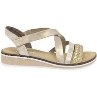 Kaz Sandals Gold Beige Muschel 1 2
