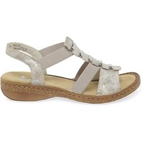 Trim Standard Fit Sandals Metallic