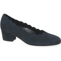 Gigi Wide Fit Court Shoes Dark Blue