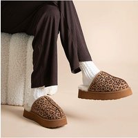 Sheepskin Mabel Mule Slipper Chestnut Animal Sheepskin