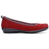 Honey Wide Fit Ballerina Slipper Currant