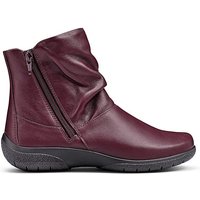Whisper Wide Fit Ankle Boot Dark Cherry 1 2