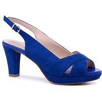 Louise Platform Heels Royal Blue