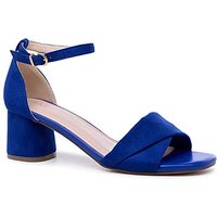 Maxine Block Heel Sandals Royal Blue