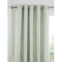 Marple Thermal Eyelet Curtains Sage Green x 183cm