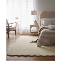 Scalloped Elsie Hand Tufted Woollen Rug 160X230