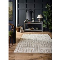 Greek Key Textured Rug 80X150