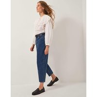 Dina Darted Barrel Jeans MID