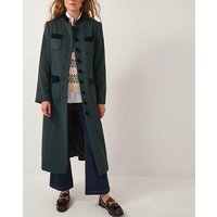 Viv Velvet Trim Military Coat