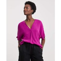 Textured Crinkle Tunic Top